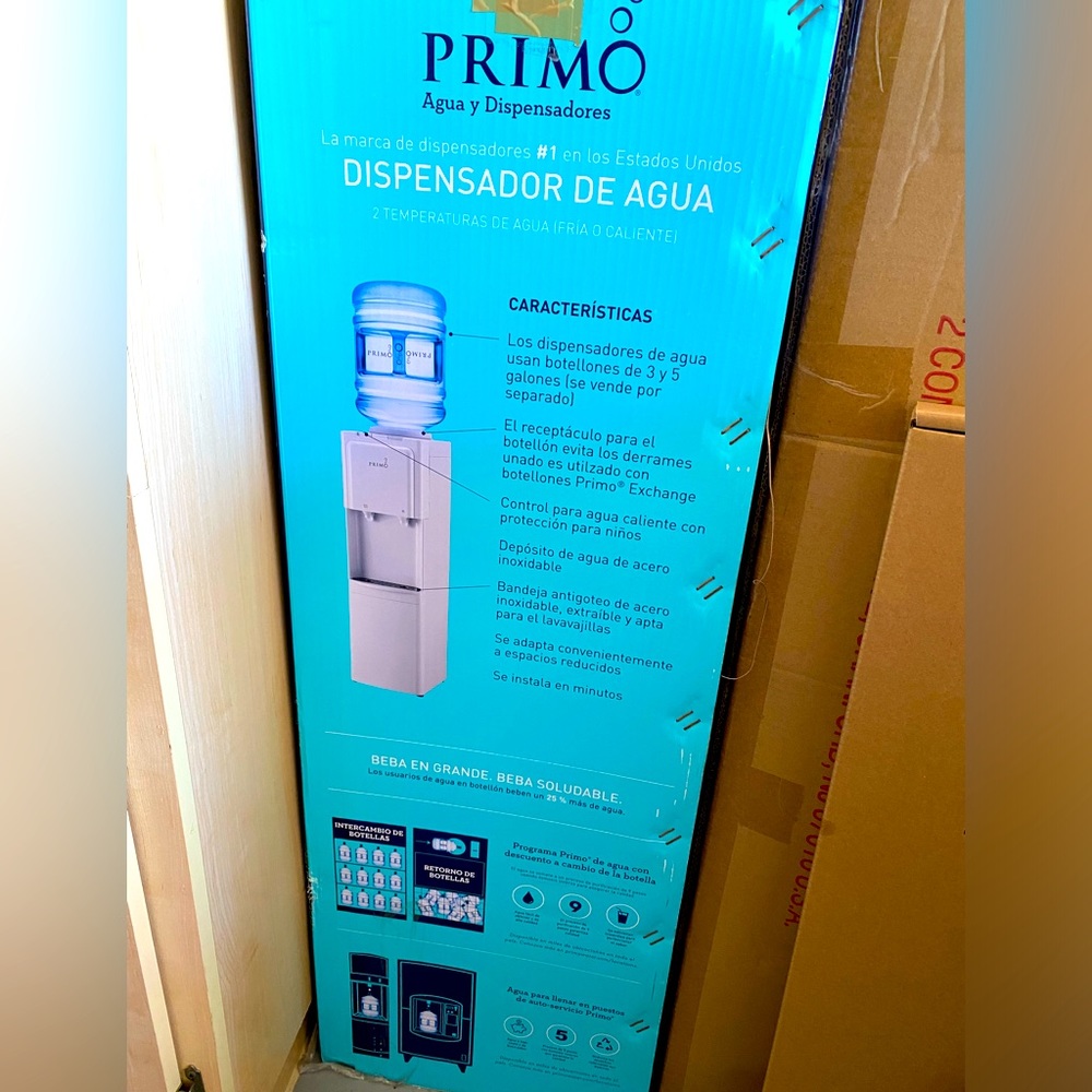 Primo top loading water dispenser